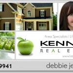 generic postcard business card – complete
