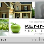 michelle bain kennedy real estate business card